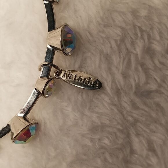 Natasha Silver Rhinestone Bracelet - Picture 5 of 5
